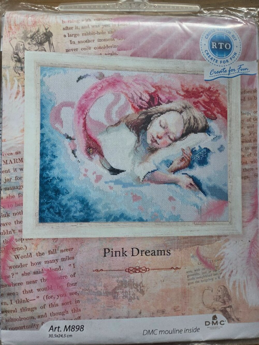 RTO Pink Dreams Counted Cross Stitch Kit M898 Marina Daykovskaya